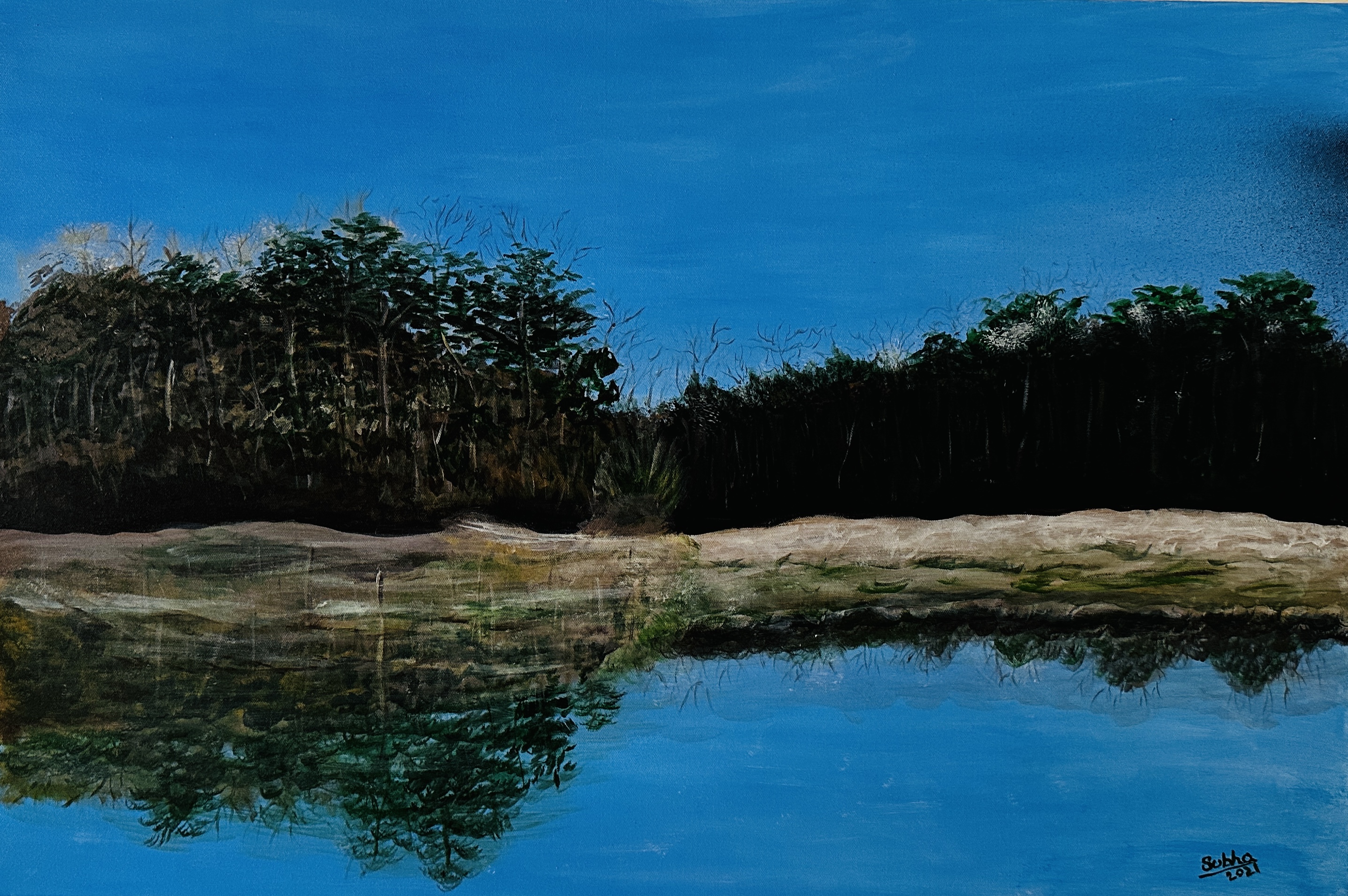 Lake landscape
